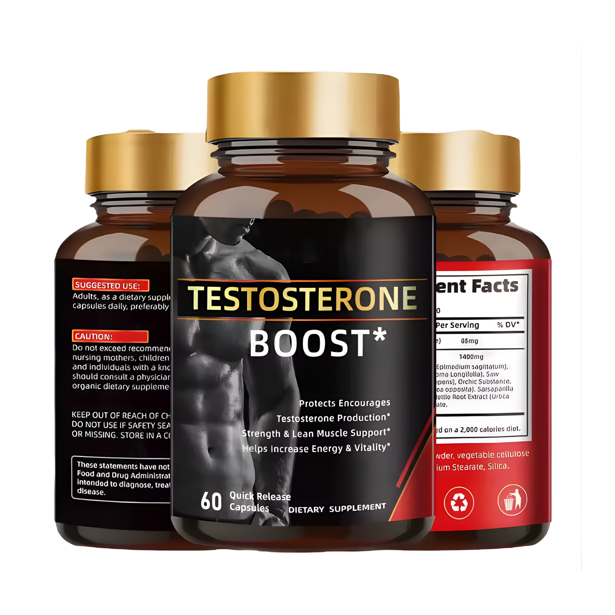 Suplemento Testosterone Boot 60 Cap