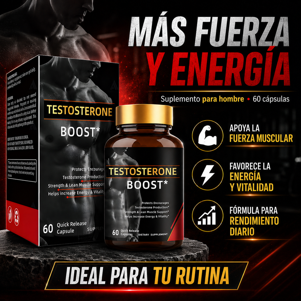 Suplemento Testosterone Boot 60 Cap